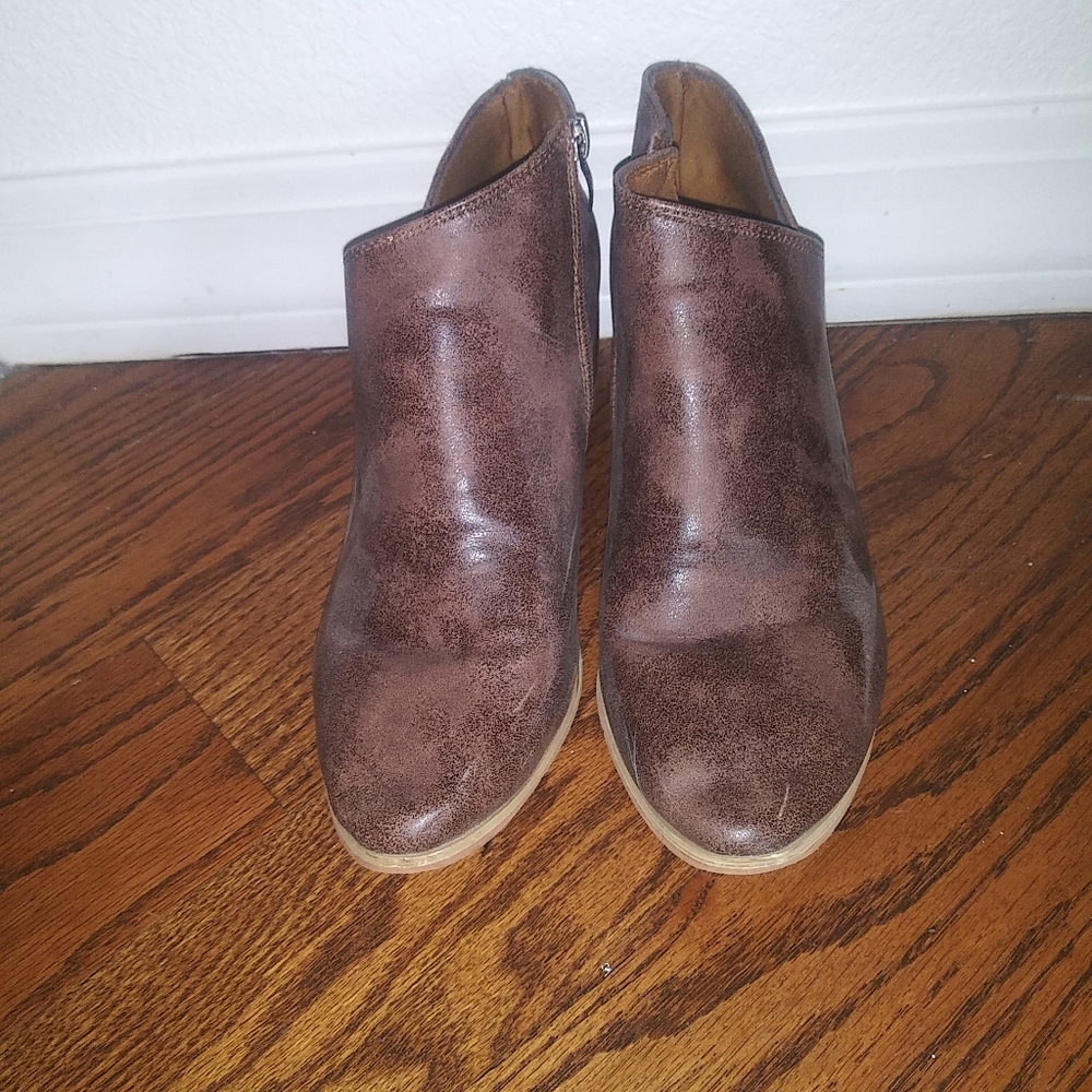 Brown Ankle Boots Booties Size 41